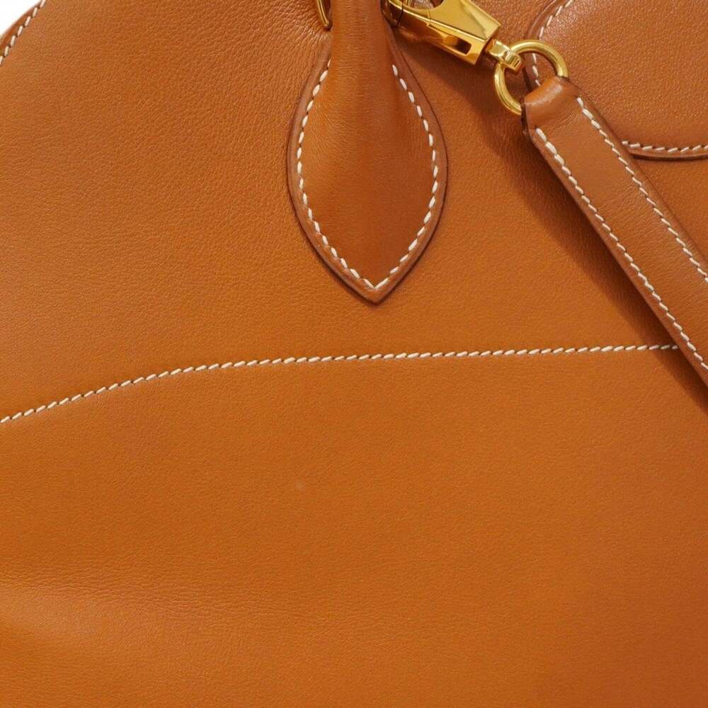 Hermes Bolide 35 Handbag, Veau Gulliver Leather, Gold, ○W Stamp, 2-way bag fo... - Picture 12 of 14